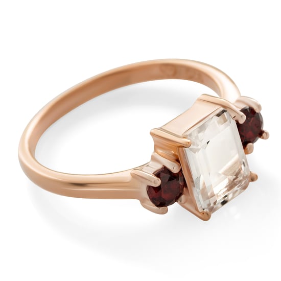 Orphelia 'Fira' Dames 925 Zilveren Ring - Roze ZR-7571/RG - Image 1