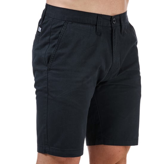Men's Weekend Offender Dillenger Cotton Twill Chino Shorts in Navy