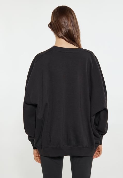 Mymo Sweatshirt Dames zwart - Image 5
