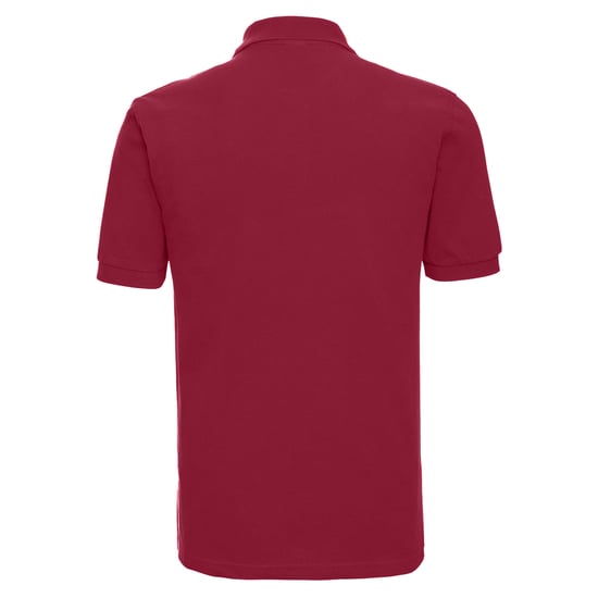 Russell Heren Klassiek Piqué Katoenen Polo Shirt (Klassiek rood) - Image 2