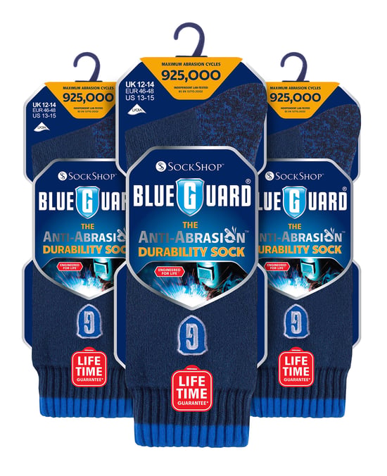 Blueguard - 3 paar werksokken voor laarzen met stalen neus - Blauw - Image 2