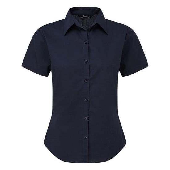 Premier Popeline blouse met korte mouwen / Gewoon werkoverhemd (Marine) - Image 1