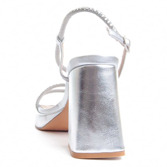 Montevita Klacksandaler Festsand5 i Silver - Image 6