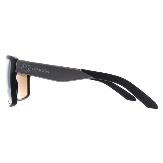 Dragon Square Mens Matte Black Lumlens Silver Ionized  Space
