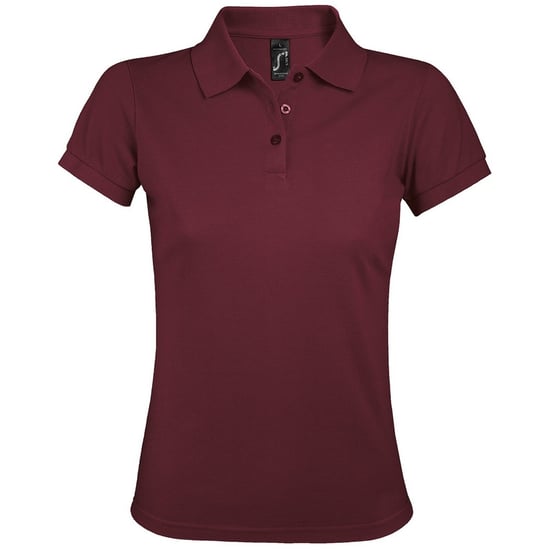 SOLS Dames/dames Prime Pique Polo Shirt (Bourgondië) - Image 1