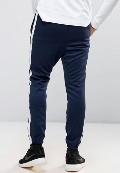 Nike Mens Tribute Hooded Tracksuit in Navy - Image 5