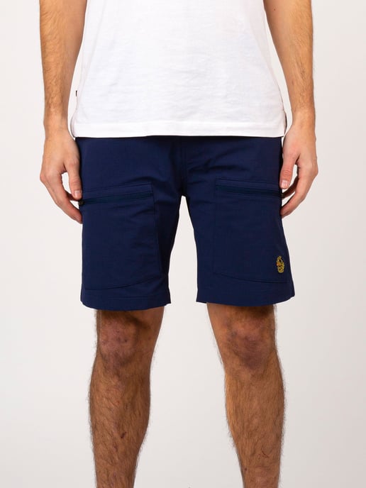 Luke 1977 Men's Acetate Nylon Outdoor Shorts in Navy