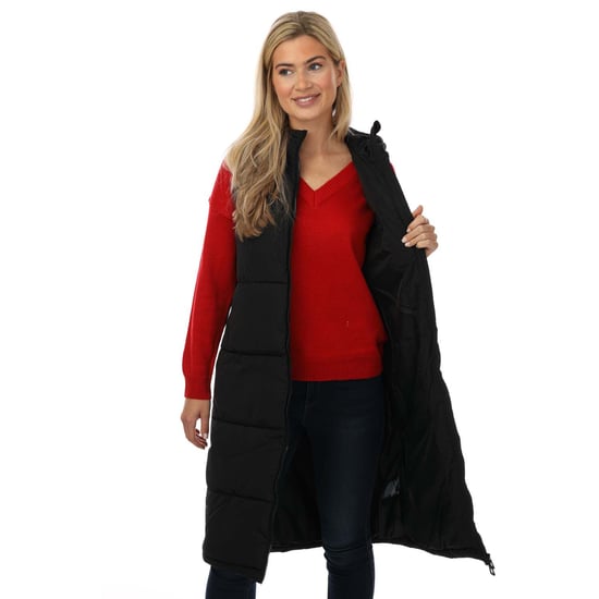 Women's Only Alina Longline Gilet in Black