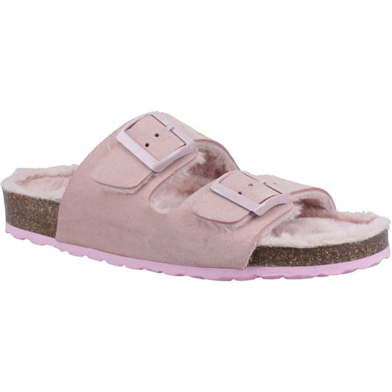 Hush Puppies Jessie Läder Tofflor för kvinnor Blush - Image 1