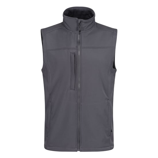 Regatta Mens Flux Softshell Body Warmer (Seal Grey/Seal Grey)
