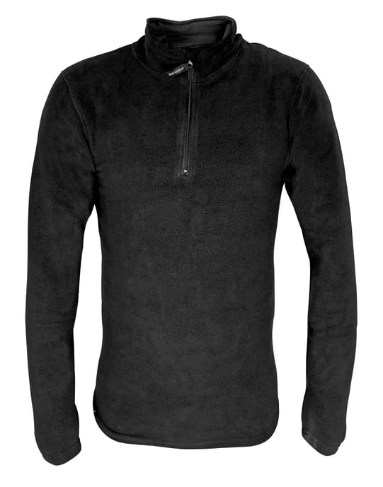 Heat Holders - Mens 1/4 Zip Thermal Microfleece Long Sleeve Top - Image 1