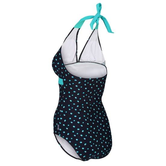 Regatta Womens/Ladies Flavia Polka Dot One Piece Swimsuit (Navy)