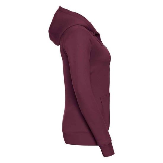 Russell Womens/Ladies Authentic Full Zip Hoodie (Burgundy) - Image 3