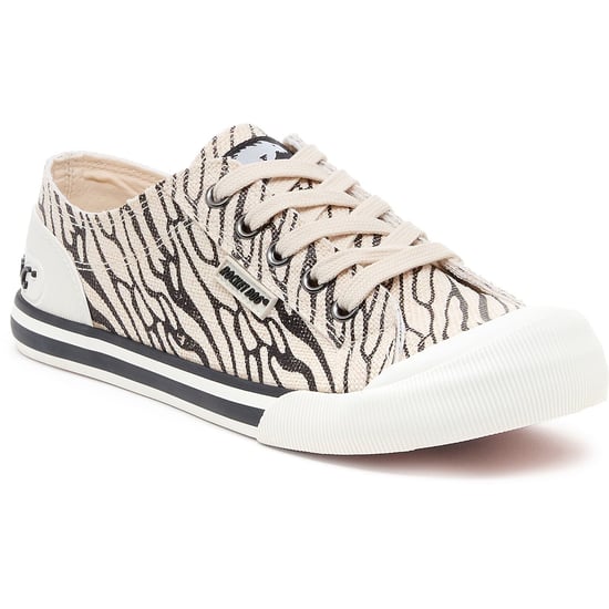 Rocket Dog Jazzin Wales Cotton Women's Black Trainers - Image 1