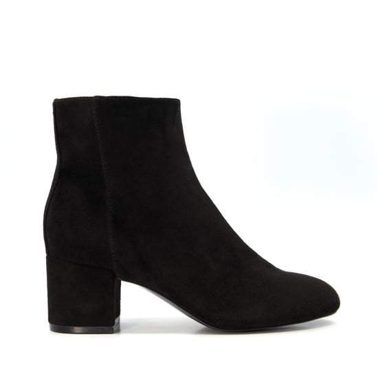 Women's Dune Prisha Block-Heel Ankle Boots in Black - Image 1