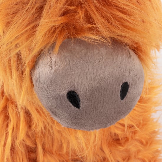 Paoletti Highland Cow Faux Fur Novelty Door Stop