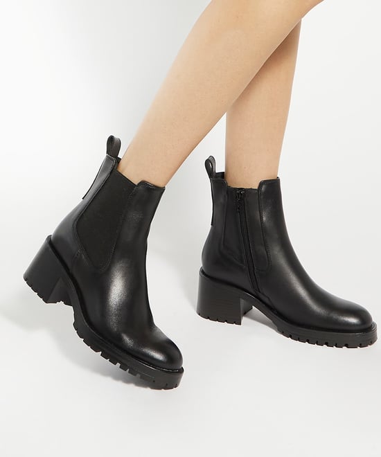 Dune Ladies Positivity - Chunky Block Heel Chelsea Boots