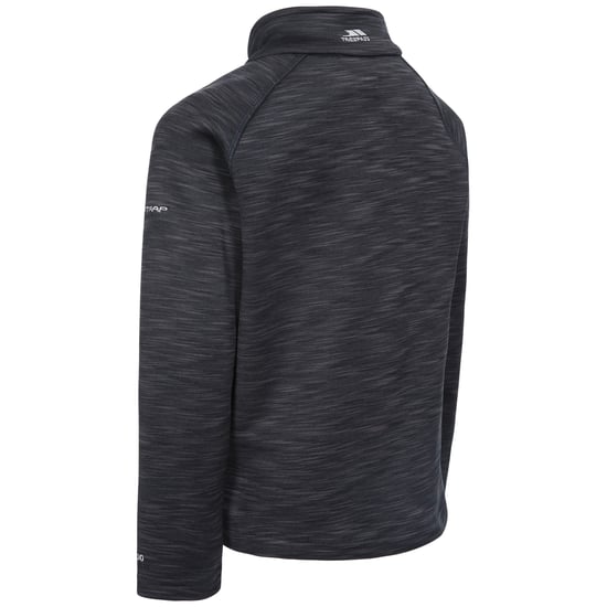 Trespass Childrens Boys Edvin Fleece Top (Black Marl)