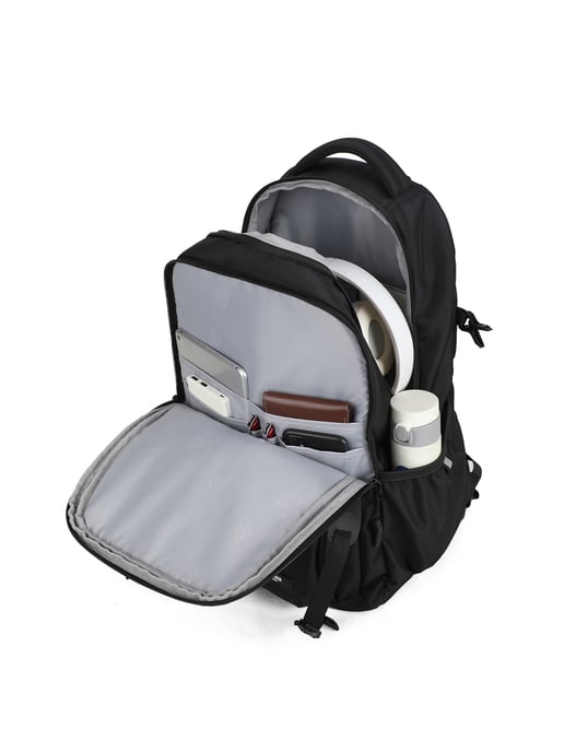 Aoking Backpack Unisex BLACK - Image 5