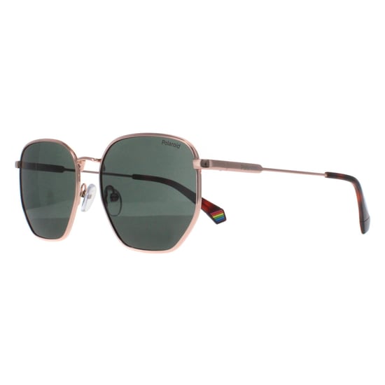 Polaroid Square Unisex Gold Copper Green Polarized PLD 6214/S/X - Image 2