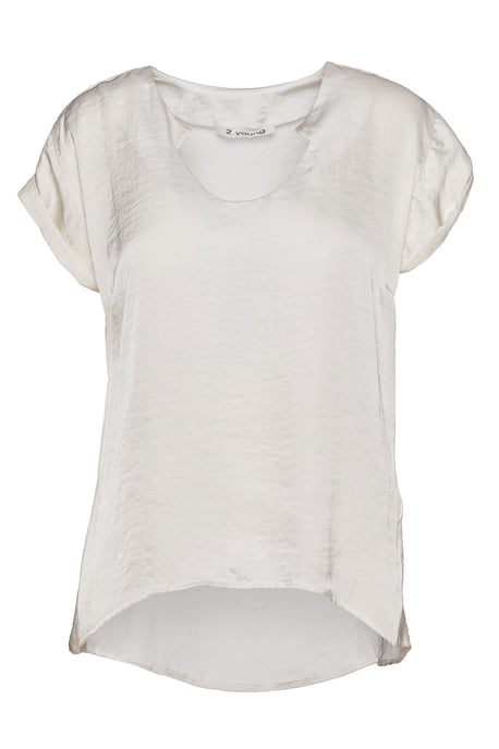 Ecru Cap Sleeve Top
