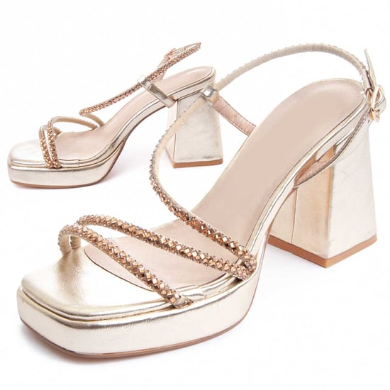 Montevita Heel Sandal Festsand5 In Gold - Image 1