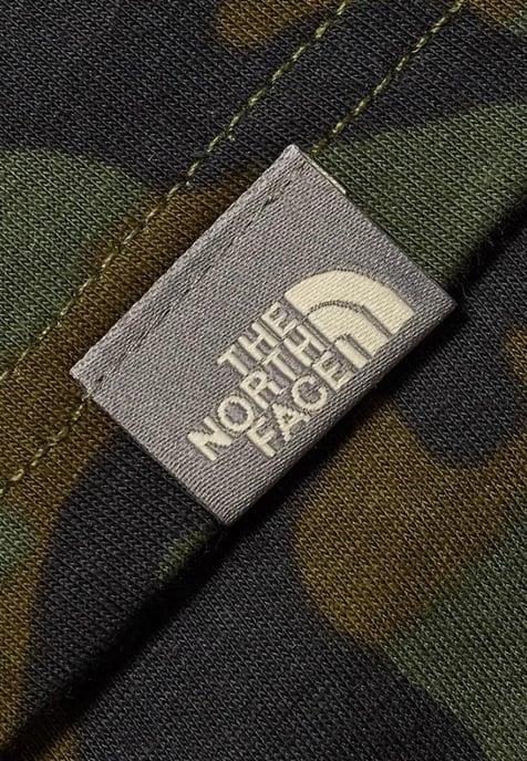 The North Face Mens T Shirt SS Simple Dome Tee Camo Print - Image 4