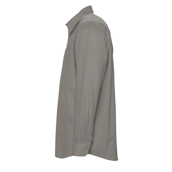 SOLS Oxford långärmad skjorta för män (Silver) - Image 3