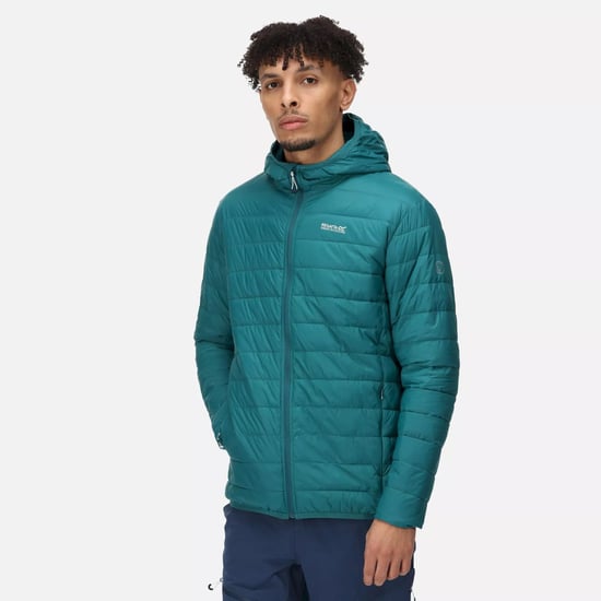 Regatta Mens Hillpack Hooded Lightweight Jacket (Pacific Green)
