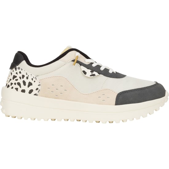 HEYDUDE Hayden Shine Polyester Damestrainers Ivoor/Multi - Image 6
