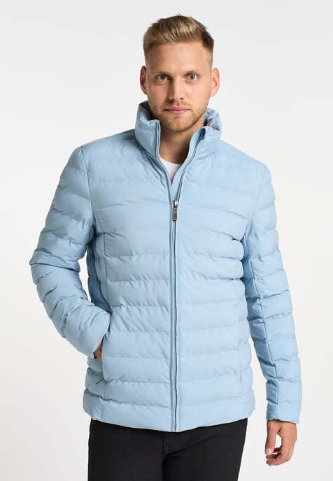 Mo Gewatteerd winterjack mimo Heren lichtblauw - Image 2