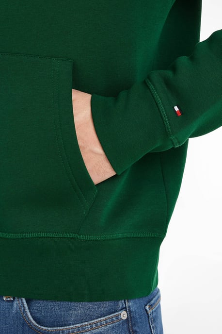 Tommy Hilfiger Hoodies Logo Hoodie Green - Image 4