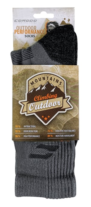 COMODO - Bamboo Hiking Socks for Summer | Anti Blister Cushioned Heel & Toe | Men's & Ladies - Image 2