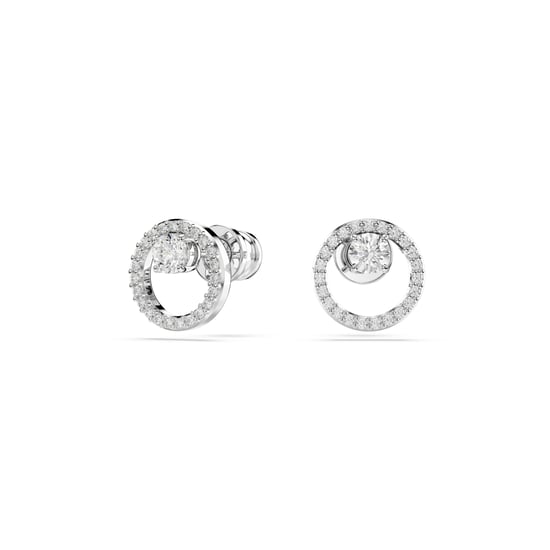 Swarovski 'Dextera' Damen Oorbellen van Basismetaal - Zilver 5692262 - Image 2