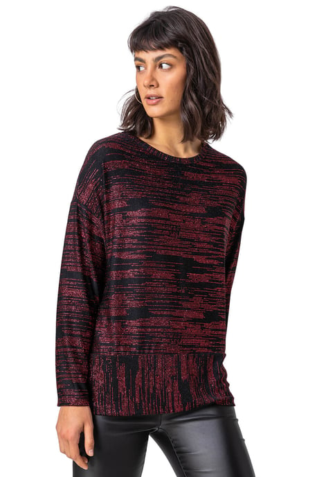 Shimmer Stripe Glitter Top