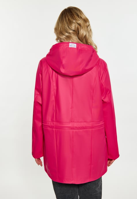 Schmuddelwedda Ronde regenjas Dames Framboos roze - Image 4