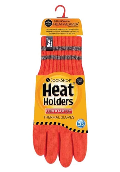 Heat Holders - Hi-Vis reflecterende handschoenen voor heren - Hoi Vis Oranje - Image 2