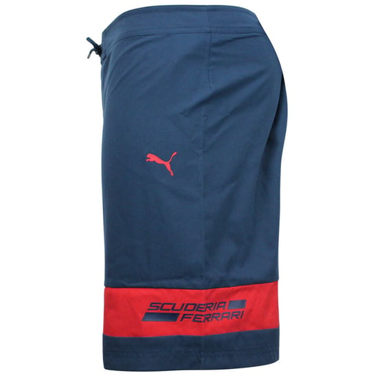 Puma SF Ferrari Heren Blauwe Wing Teal Polyester Boardshorts Shorts 761888 05 R7F - Image 3