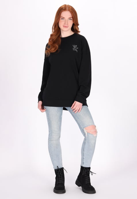 Dreimaster Sweatshirt Dames zwart - Image 2