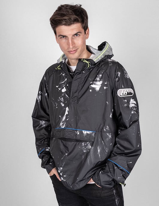Les Hommes jas K Way Mannen zwart - Image 3