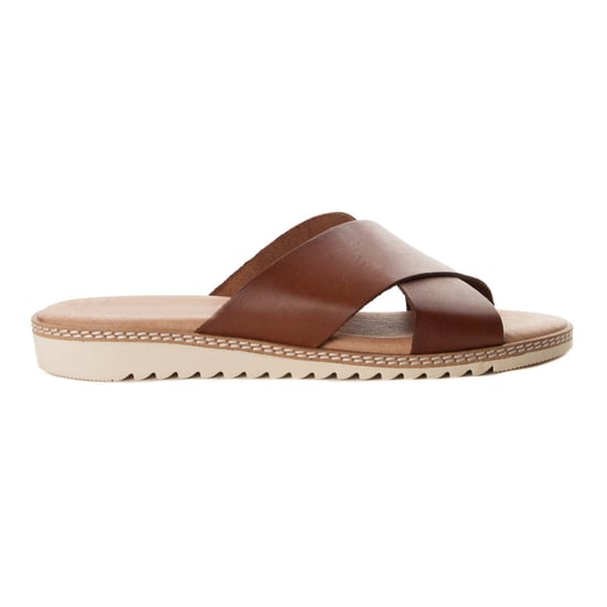 Confortable wedge sandal Montevita in Brown