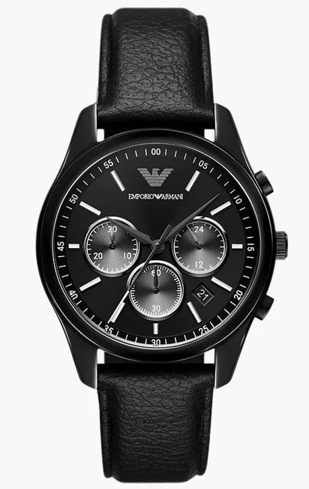 Emporio Armani Antonio Heren Zwarte Horloge AR11583 - Image 1