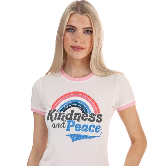 Women's Brave Soul Kindness and Peace T-Shirt in Pink