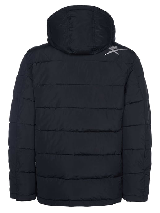 Plein Sport Patch Logo Padded Black Jacket