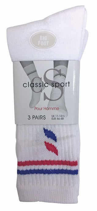 6-Pack Heren Gevoerde Ademend Katoenen Klassieke Sportsokken 11-14 UK - Image 2