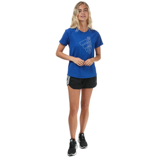 Women's adidas 3-Stripes Gym Shorts in Black - Image 3