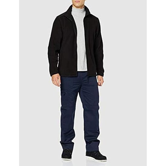 Regatta Mens Plain Micro Fleece Full Zip Jacket (Layer Lite) (Black)