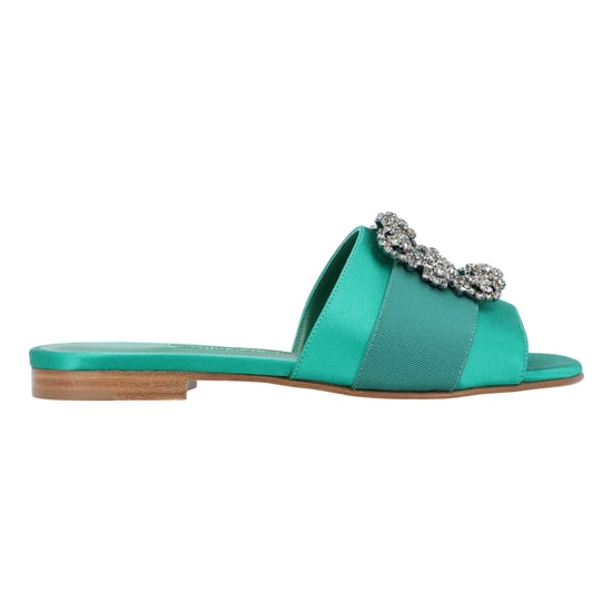Manolo Blahnik Martamod Platt Grön - Image 1