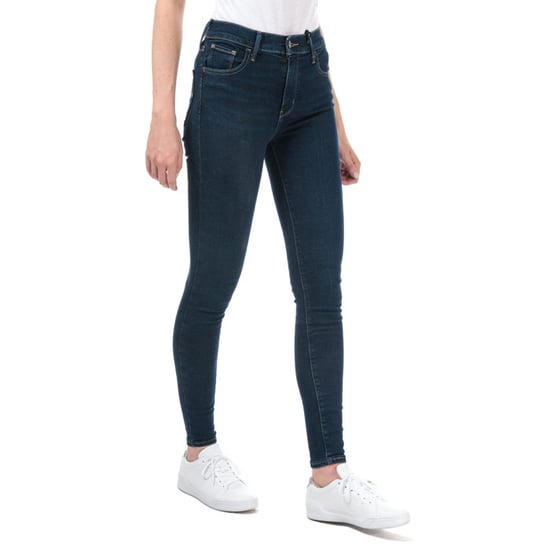 Women's Levis 720 High Rise Super Skinny Jeans in Dark Blue