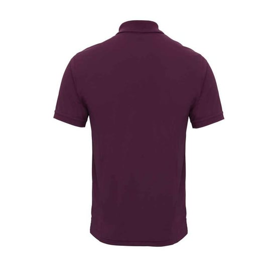Premier Heren Coolchecker Pique Poloshirt (Aubergine) - Image 2